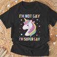 I'm Not Gay I'muper Gay Gay Lesbianas Transgénero Lgbt Camiseta unisex Regalos para ancianos
