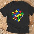 Impossible Rubik Rubix キューブポケット レトロ ゲームボーイ Tシャツ 高齢者への贈り物