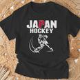 Japan Ice Hockey ファンジャージ 日本のホッケーチームを応援 Tシャツ 高齢者への贈り物
