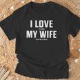 I Love It When My Wife Gets Me A Beer シャツ Tシャツ 高齢者への贈り物