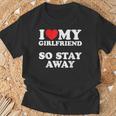 I Love My Girlfriend I Love My Girlfriendotay Away Tシャツ 高齢者への贈り物
