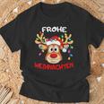 Lustige Rentier Frohe Weihnachten T-Shirt Cadeaux pour les vieillards