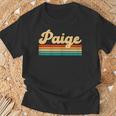 Paige Nombre Retrointage Camiseta unisex Regalos para ancianos