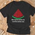 Palestina Caligrafíaandíaolidaridad Palestina Camiseta unisex Regalos para ancianos