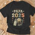 Papa 2025 Padre Primerizo Papá Joven Papá Primerizo Camiseta unisex Regalos para ancianos