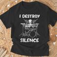 Poulpe Jouant De La Batterie Drumming Band Musique Musicien T-Shirt Cadeaux pour les vieillards