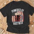 Powered By Root Beer T-Shirt Gifts for Old Men Powered By Root Beer T-Shirt Gifts for Old Men