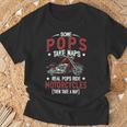 Real Pops Ride Motorcycle Rider Pop Biker Pop T-Shirt Gifts for Old Men