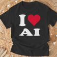 Red Heart I Love Ai Tシャツ 高齢者への贈り物
