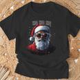 Sarkastischer Cooler Weihnachtsmann Mitonnenbrille Undchnee Weihnachten T-Shirt Geschenke für alte Männer