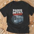 Superviviente Del Metro De Parísupervivienteuperpoblado Humor Tren Francia Camiseta unisex Regalos para ancianos