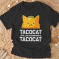 Tacocatpelled Backwards Is Tacocat ファニータコスキャットギフト Tシャツ 高齢者への贈り物