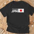 Team Jpn 日本国旗 チームジャパン 日の丸 男性 女性 子供 応援 チーム Tシャツ 高齢者への贈り物