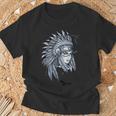 Tocado Nativo Americano Camisa Nativa Americana Nativo Camiseta unisex Regalos para ancianos