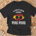 Vida Es Mejor Con Ping Pong Jugador De Ping-Pong Divertida Camiseta unisex Regalos para ancianos