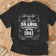 Vintage 85 Cumpleaños Hombres Divertido 1941 85 Cumpleaños Español Camiseta unisex Regalos para ancianos