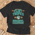 Vintage Flint Tropics Retro Megabowl Champions Volleyball T-Shirt Gifts for Old Men