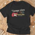 Vintageince 1965 Birthday Party ギターギタリストミュージシャン Tシャツ 高齢者への贈り物