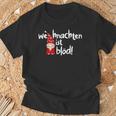 Weihnachten Ist Blöd Wichtel Für Weihnachtsmuffel T-Shirt Geschenke für alte Männer