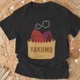 Yakiimo Imo 焼き芋 さつまいも 焼き芋好き ワンポイント ポケット デザイン おもしろ かわいい おしゃれ Tシャツ 高齢者への贈り物