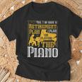 Yes I Do Have A Retirement Plan I Plan The Piano Tシャツ 高齢者への贈り物