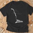 Zeus ギリシャ神話 ギリシャ神話 ギリシャ神 古代ギリシャ 稲妻 Tシャツ 高齢者への贈り物