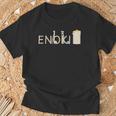 くりこ ギブミー睡眠 『Enoki』 きのこ シュール 男女兼用 グッズ Tシャツ 高齢者への贈り物