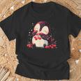 さくらんぼペンギン かわいい チェリー フルーツ アートワーク ペンギン好き Tシャツ 高齢者への贈り物