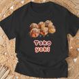たこ焼き Takoyaki（ご飯タイム）たこやき【変なデザイン屋さん】大阪 面白い Tシャツ 高齢者への贈り物