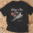 へそてんねこ、うずら 猫 へそ天 鶉 かわいい Cater2 Tシャツ 高齢者への贈り物
