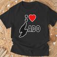 アイラブ・Sado 佐渡島 地図（I Love ハート）【47都道府県】Jimo-T ジモティ お土産 面白 Tシャツ 高齢者への贈り物