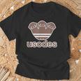 ウソデス Usodes かわうそです。《ブラウン 茶》コツメカワウソ かわいい ブランド パロディ 面白い Tシャツ 高齢者への贈り物
