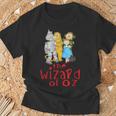 オズの魔法使い ヴィンテージ ファンタジー ドロシー ブリキの男 かかしライオン Tシャツ 高齢者への贈り物