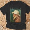 オーギュスト・ルノワール自画像 Tシャツ 高齢者への贈り物