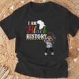 キッズ アイ・アム・ブラック・ヒストリー・シャツキッズガールズブラック・ヒストリー・マンス用 Tシャツ 高齢者への贈り物