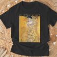 グスタフ・クリムト アデル・ブロッホ・バウアーの肖像 アーティスト向け Tシャツ 高齢者への贈り物