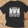 グリーンランドは非売品 シロクマ グリーンランド デンマーク Tシャツ 高齢者への贈り物