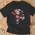 テディ愛好家やキッズダンサーのための面白いクマ Tシャツ 高齢者への贈り物