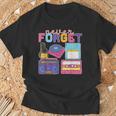 ネバーフォーゲット カセットテープ フロッピーディスク オールドスクール レトロ Tシャツ 高齢者への贈り物