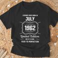 ハッピーバースデー 1962年 7月 Tシャツ 高齢者への贈り物
