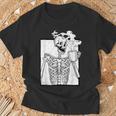 ハロウィーン コーヒー ドリンク スケルトン コーヒースカル Tシャツ 高齢者への贈り物