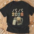 プレパパ2026・パパになりました・妊娠報告 パパ・パパになる予定 Tシャツ 高齢者への贈り物