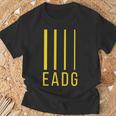 ベースプレーヤーギタリスト Eadg 4弦ベースギター Tシャツ 高齢者への贈り物