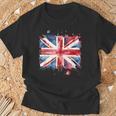 ユニオンジャック インクスタイル アート イギリス国旗 イギリス 国旗 イギリス Tシャツ 高齢者への贈り物