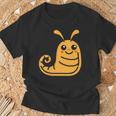 ユーモア ナメクジ 昆虫 かわいい ミニマリスト シンプル ナメクジ Tシャツ 高齢者への贈り物