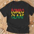 レゲエとジャマイカ Bombo Claat ラスタ ボンボクラット Tシャツ 高齢者への贈り物