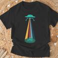 レトロ 宇宙人 宇宙船 Ufo Tシャツ 高齢者への贈り物