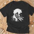 レーシング・サイクリスト、バイカー・サイクリズムを描く 長袖tシャツ Tシャツ 高齢者への贈り物