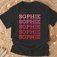 名前入りophie I Loveophie ヴィンテージ Tシャツ 高齢者への贈り物