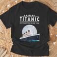 息子のための1912年のヴィンテージタイタニック航海船クルーズギフト Tシャツ 高齢者への贈り物